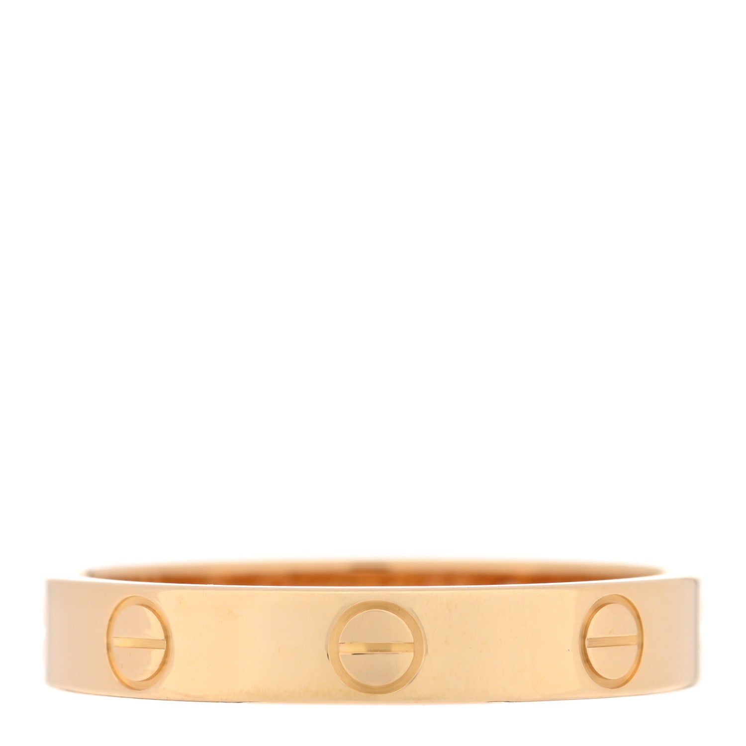 Cartier 18K Yellow Gold 3.5mm LOVE Wedding Band Ring 58 8.5 1 of 4