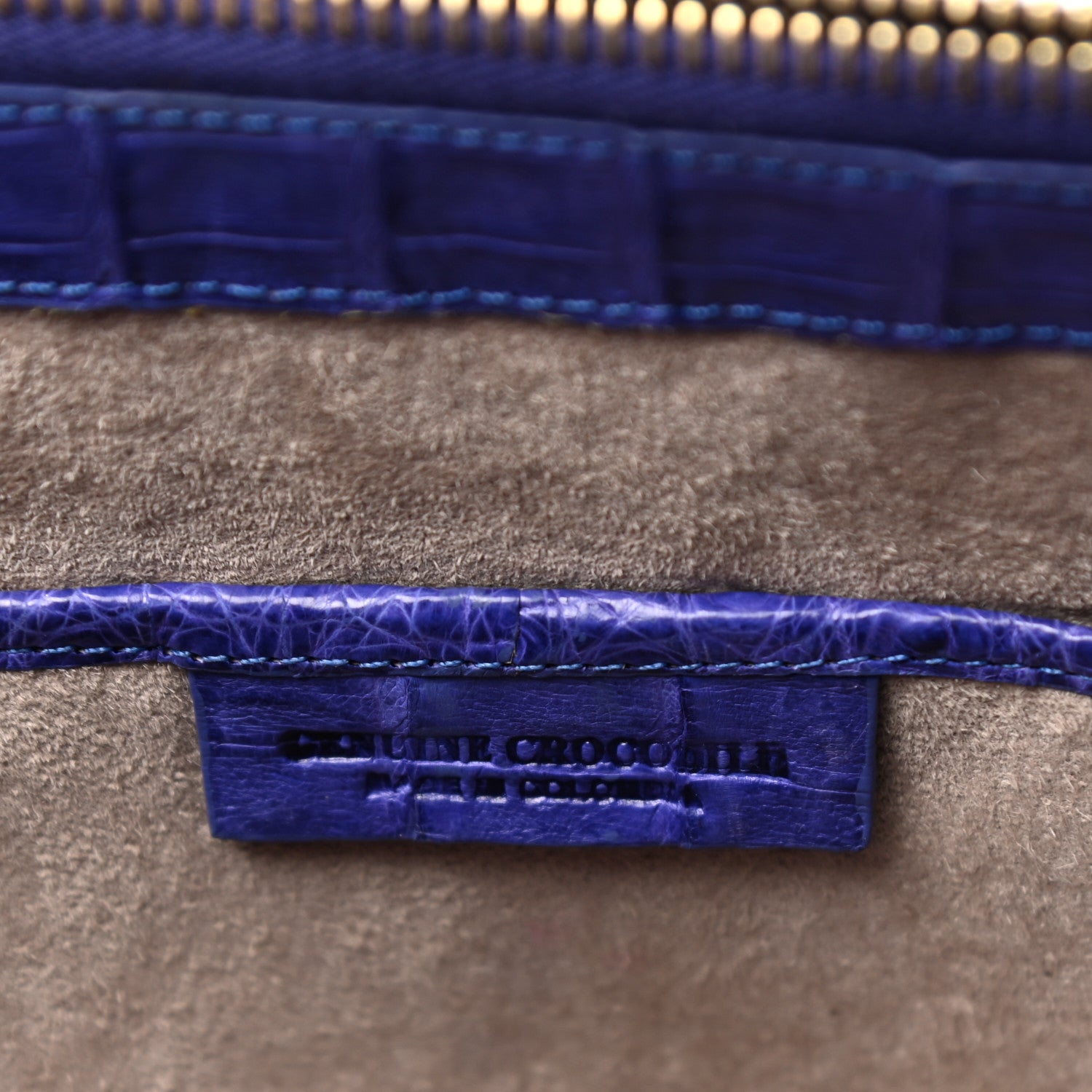 Nancy Gonzalez Crocodile Bar Clutch Violet 6 of 10