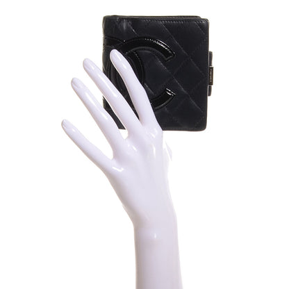 Chanel Calfskin Quilted Cambon Bi-Fold Wallet Black 2 of 7