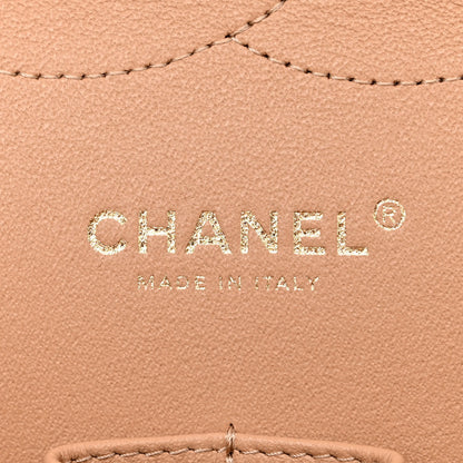 Chanel Caviar Quilted Jumbo Double Flap Beige 6 of 10
