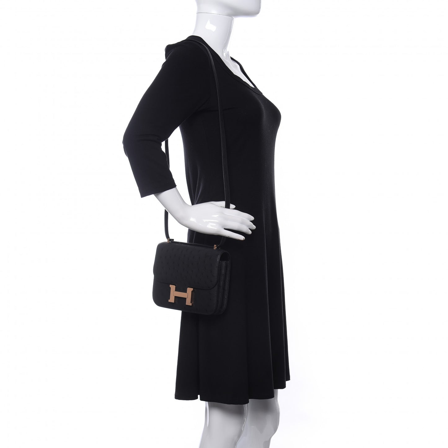 Ostrich Constance 18 Black