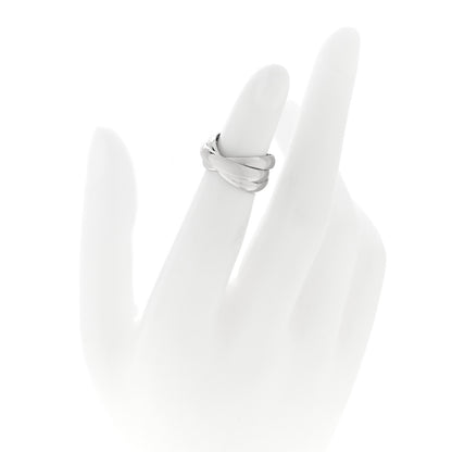 Cartier 18K White Gold Classic Trinity Ring 47 4 2 of 5