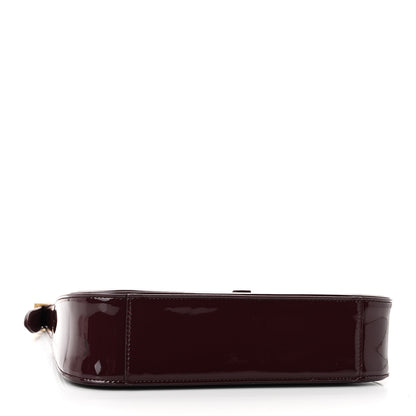 Saint Laurent Patent Le 5 A 7 Hobo Bordeaux 4 of 10