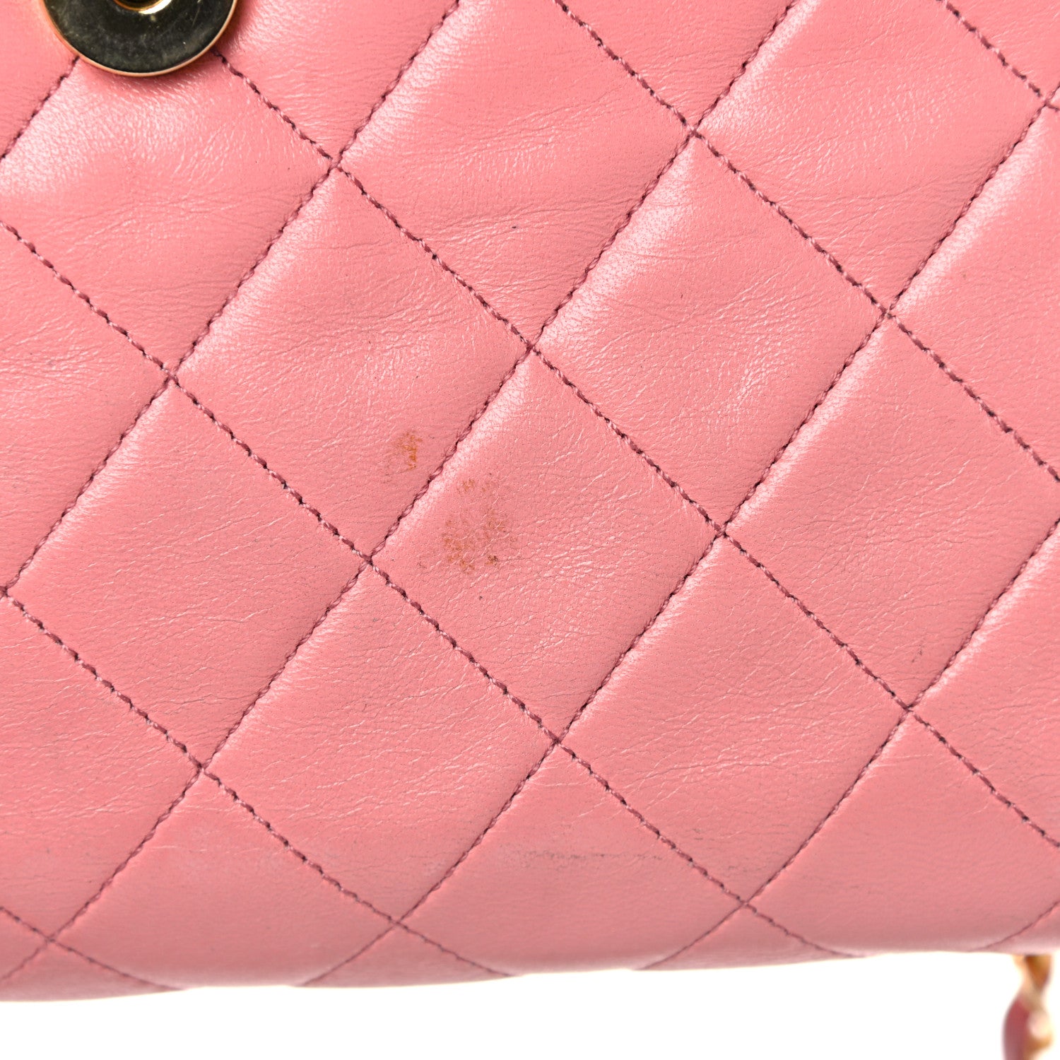 Chanel Lambskin Quilted Pocket Flap Shoulder Bag Pink 24 of 43