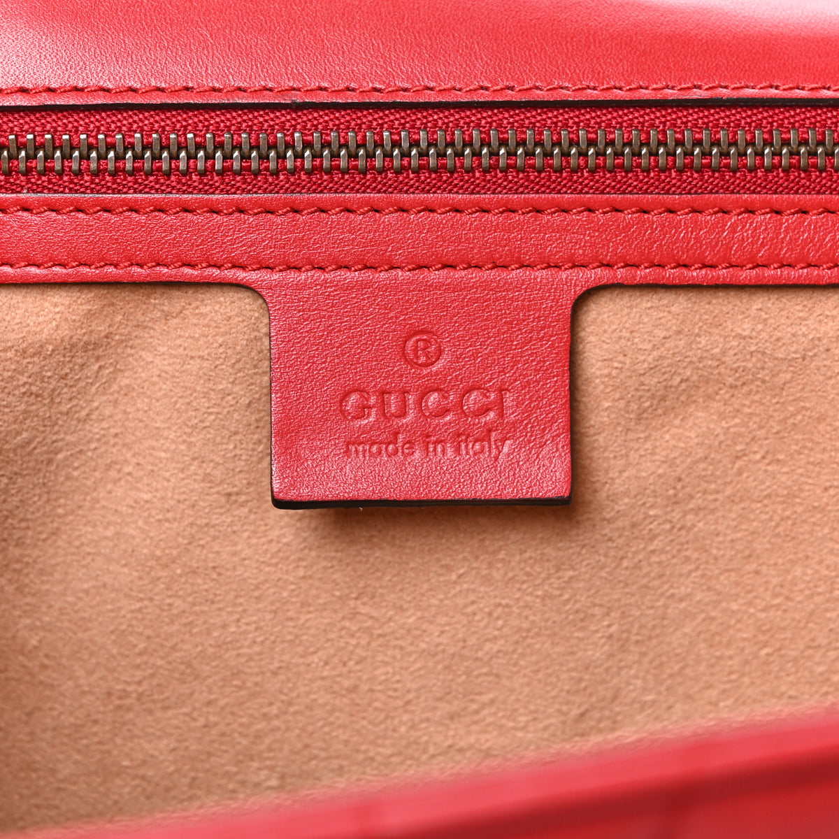 Calfskin Bamboo Trapuntata Queen Margaret Top Handle Bag Hibiscus Red
