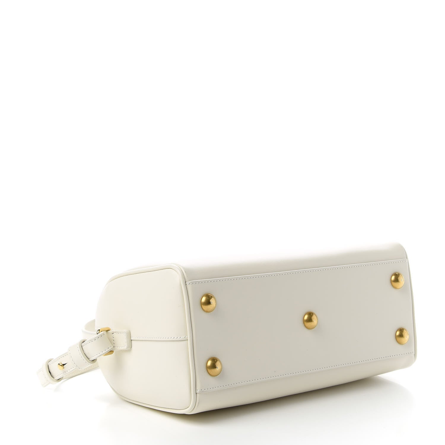 Saint Laurent Calfskin Classic Baby Duffle Dove White 4 of 11