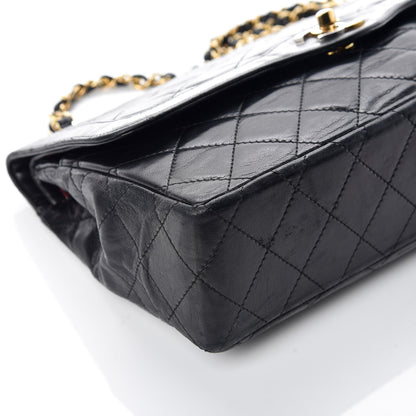 Chanel Lambskin Quilted Medium Double Flap Black 5 of 17