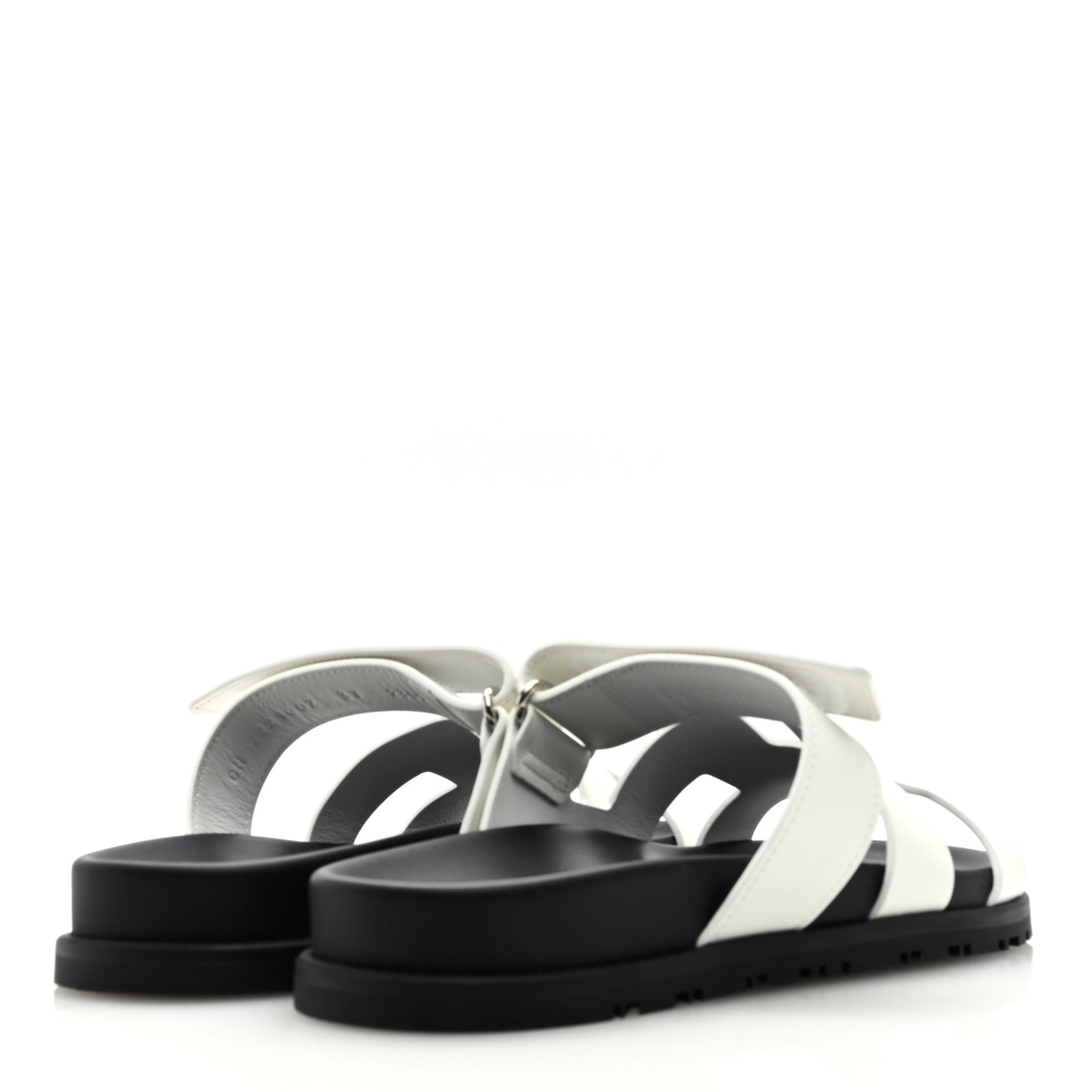 Calfskin Womens Chypre Sandals 37 White