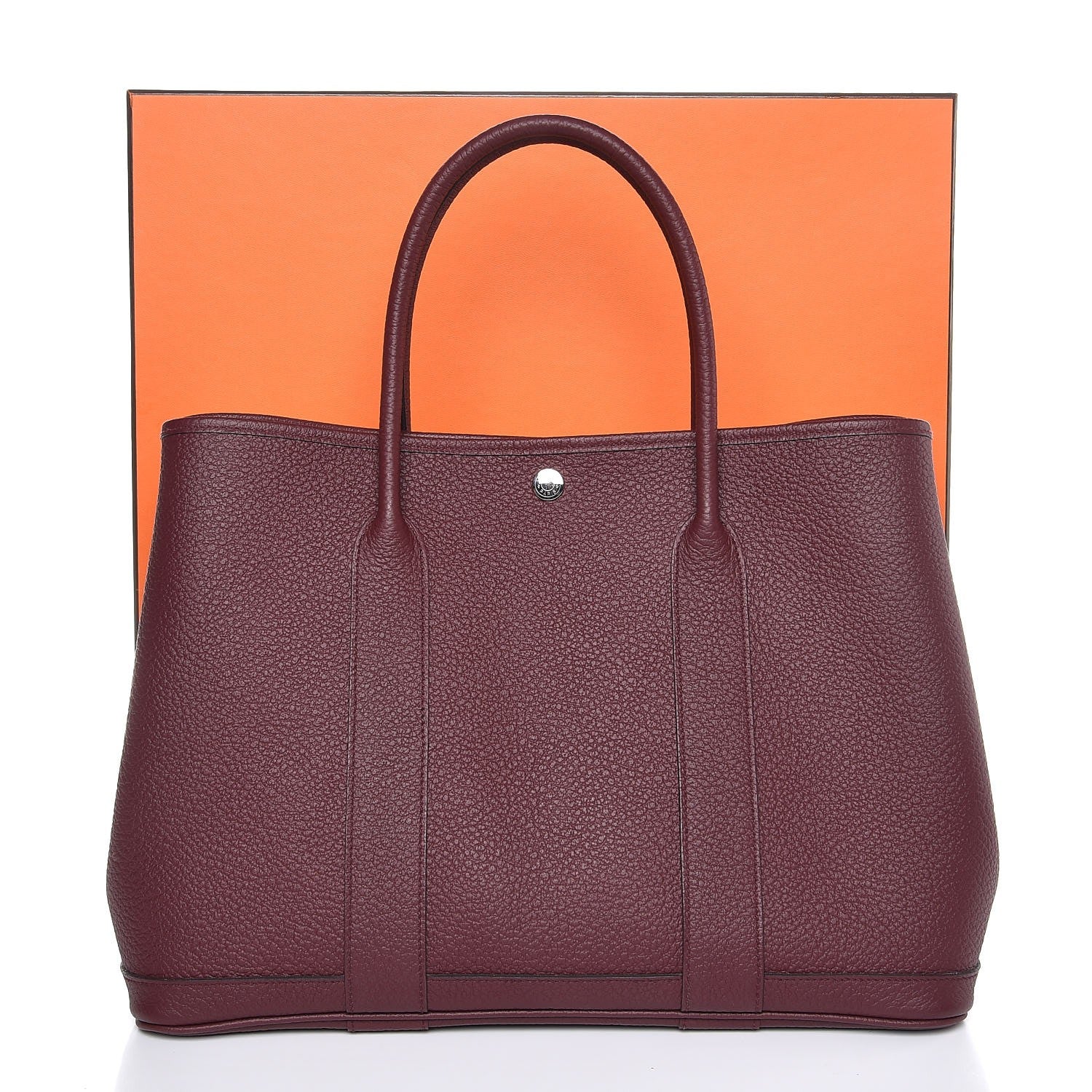 Hermes Negonda Garden Party 36 MM Bordeaux 8 of 8