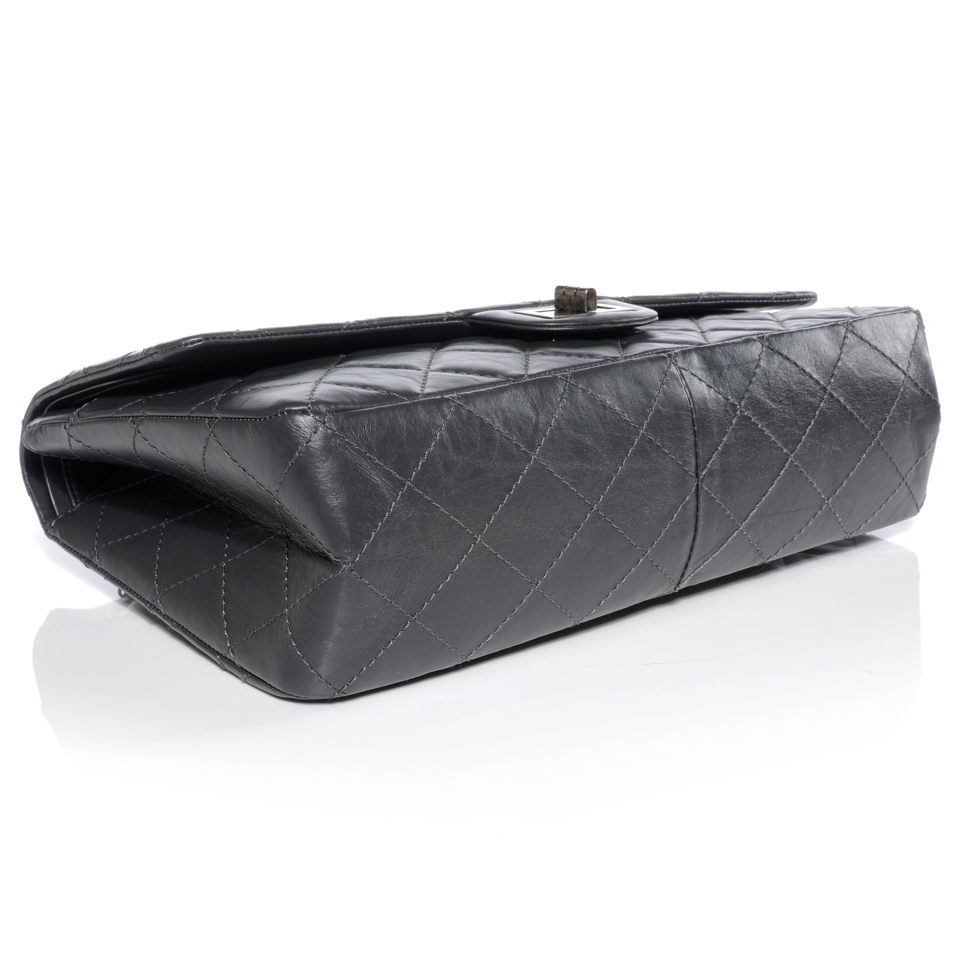 Chanel Aged Calfskin 2.55 Reissue 227 Flap Grey 4 of 8