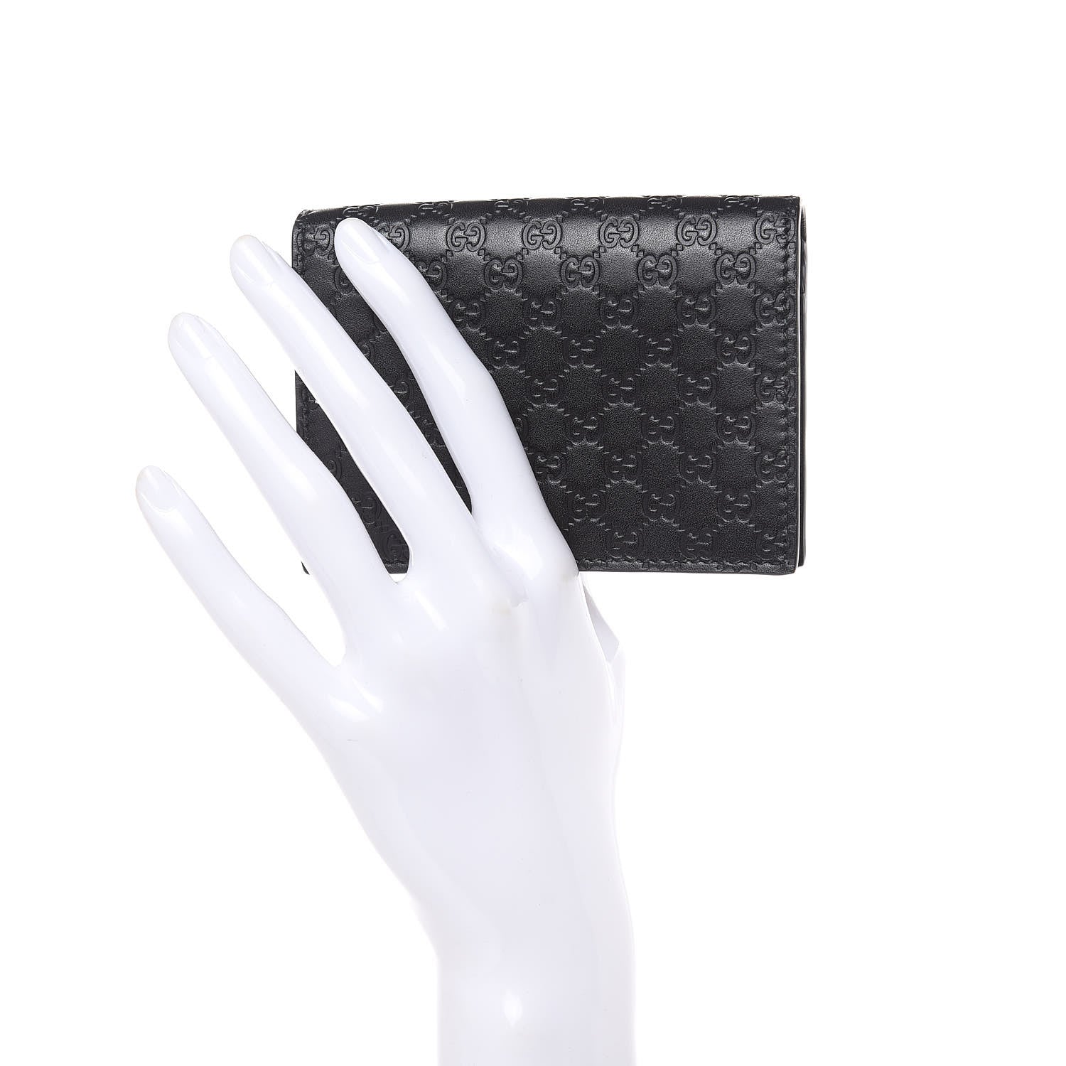 Gucci Microguccissima Card Case Wallet Black 2 of 8