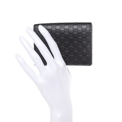 Gucci Microguccissima Card Case Wallet Black 2 of 8