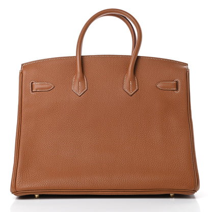 Hermes Togo Birkin 35 Gold 4 of 37