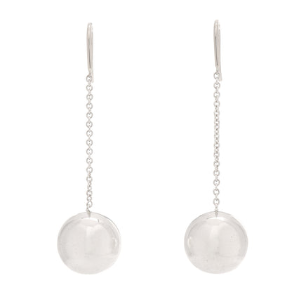 Tiffany Sterling Silver 14mm HardWear Ball Hook Earrings 1 of 4