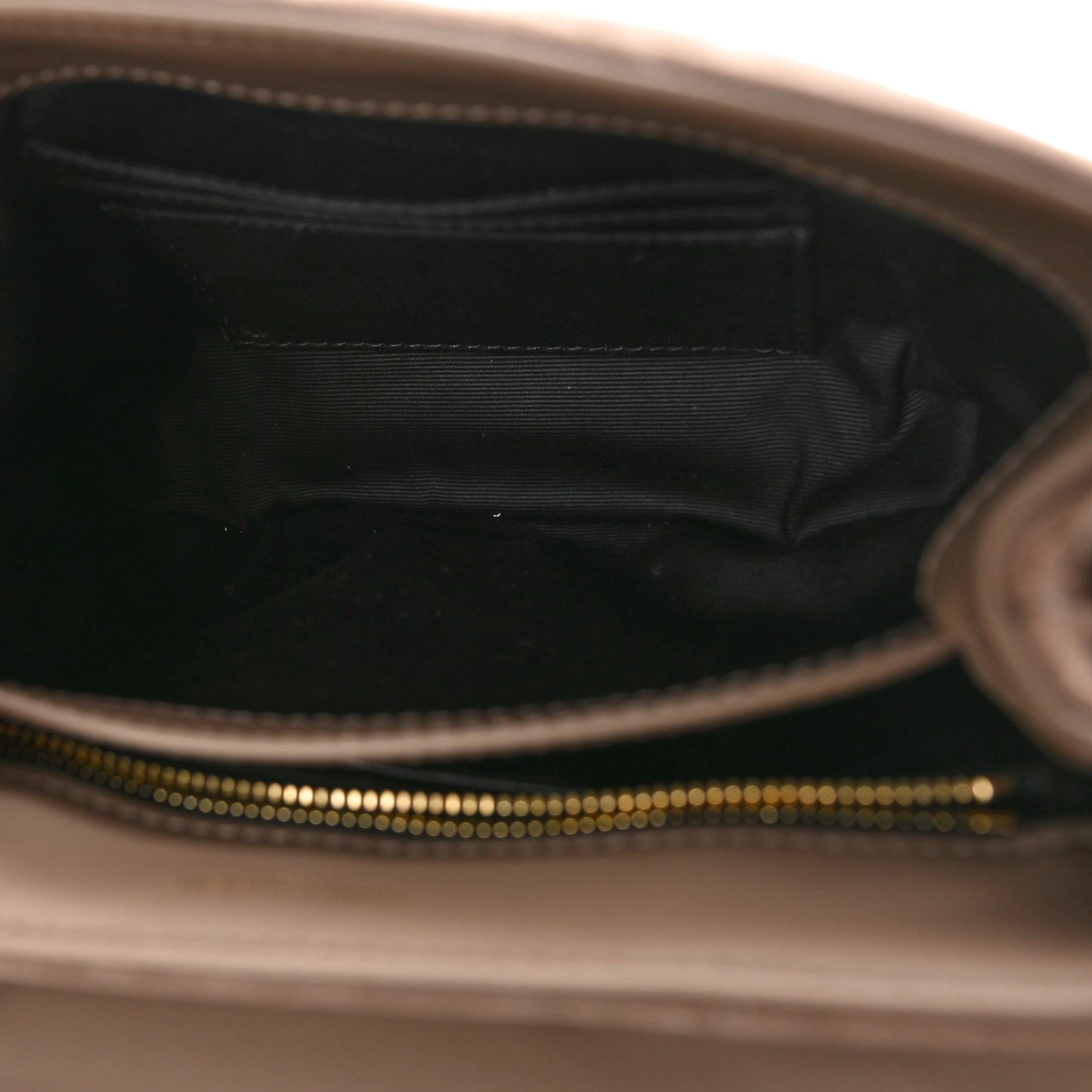 Suede Toy Loulou Shoulder Bag Taupe