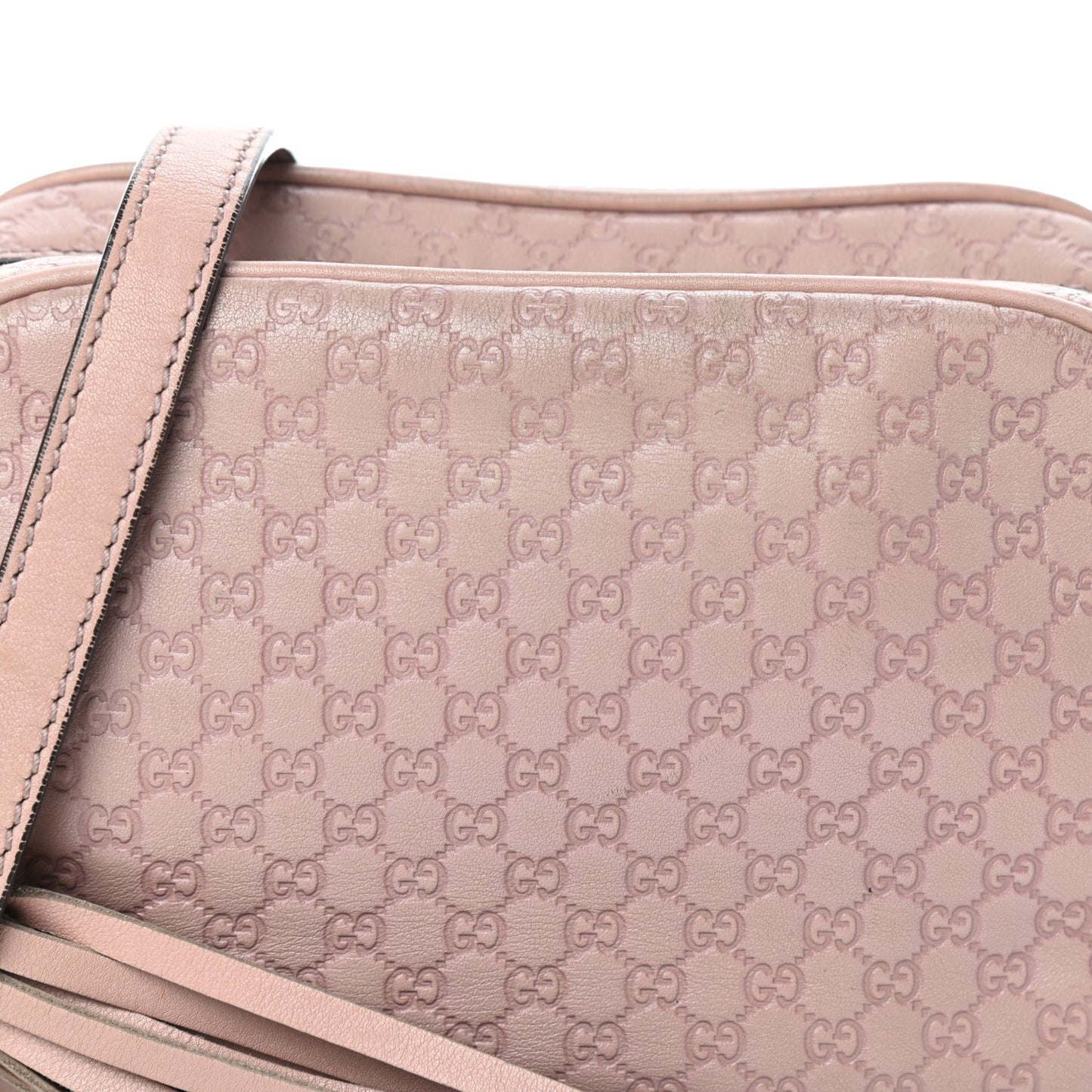 Microguccissima Sunshine Disco Crossbody Bag Light Pink
