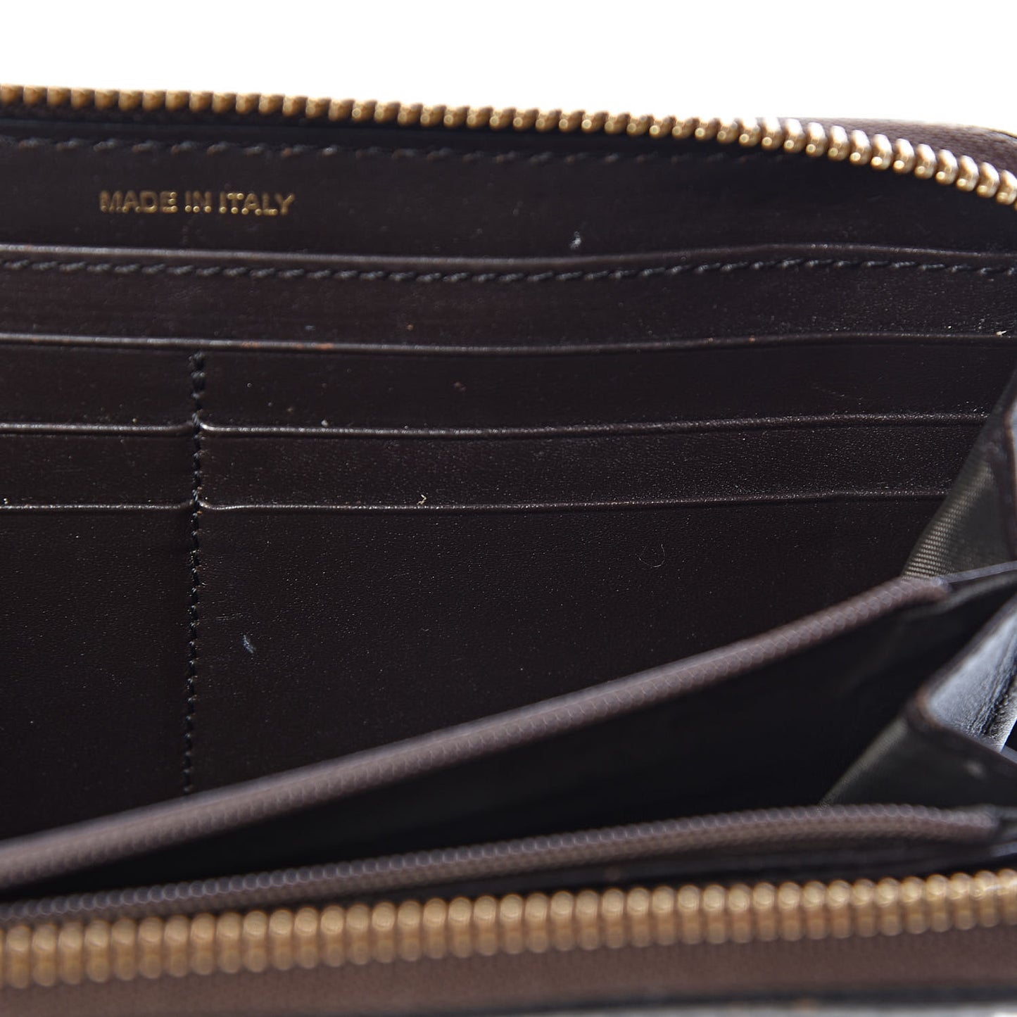 Haymarket Check Large Ziggy Zip Around Wallet Chocolate