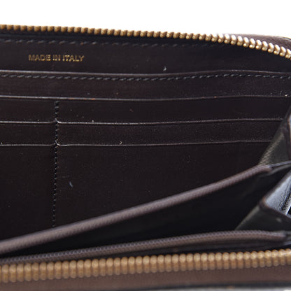 Burberry Haymarket Check Large Ziggy Zip Around Wallet Chocolate 12 of 12