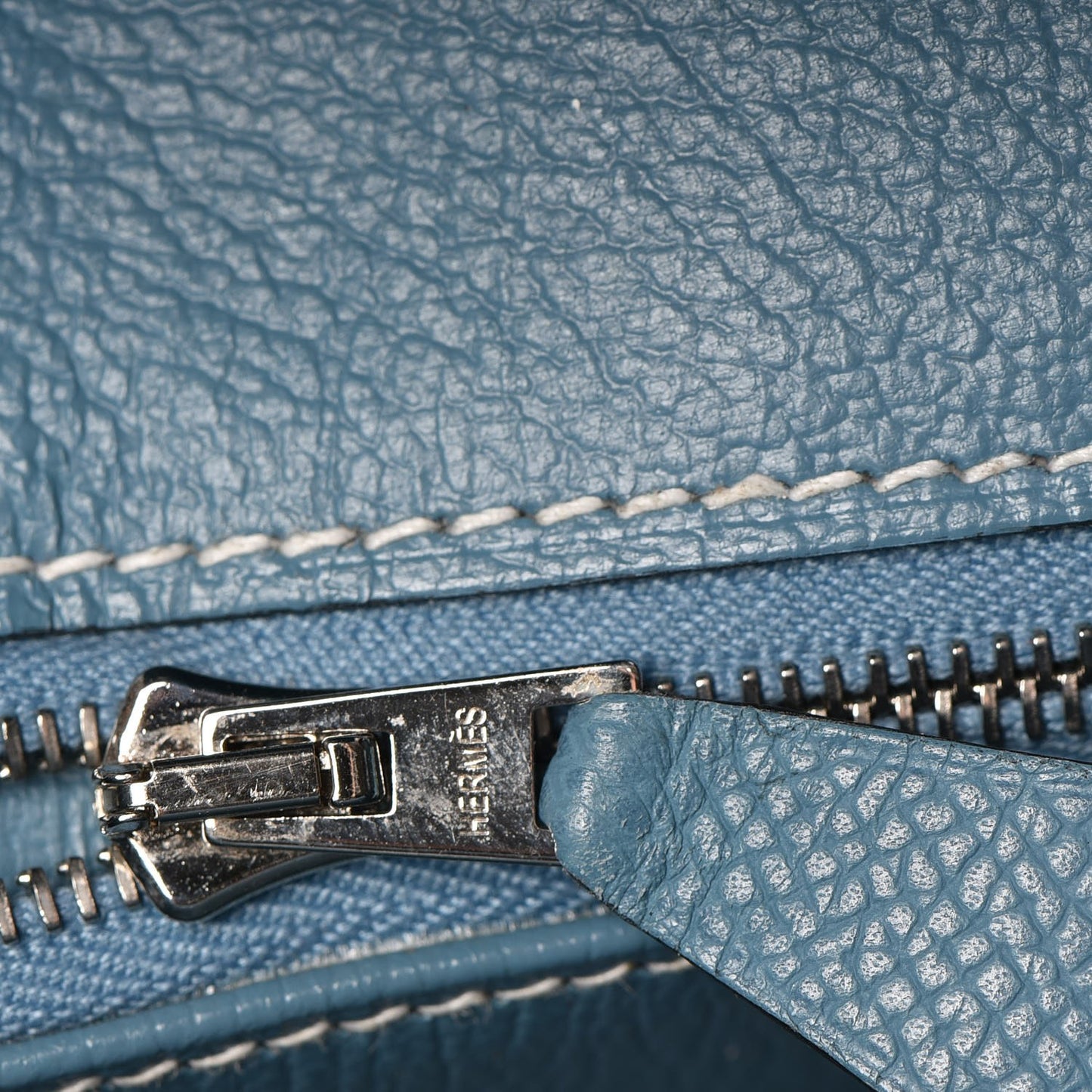 Epsom Birkin 30 Blue Jean