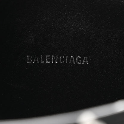 Balenciaga Calfskin Logo Print XS Everyday Camera Bag Black White 6 of 10