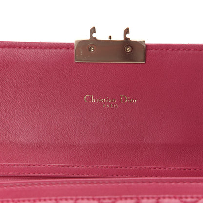 Christian Dior Lambskin Cannage Miss Dior Chain Wallet Fuchsia 8 of 10