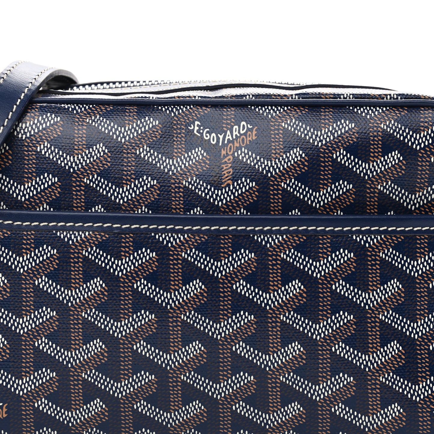 Goyardine Sac Cap Vert Navy