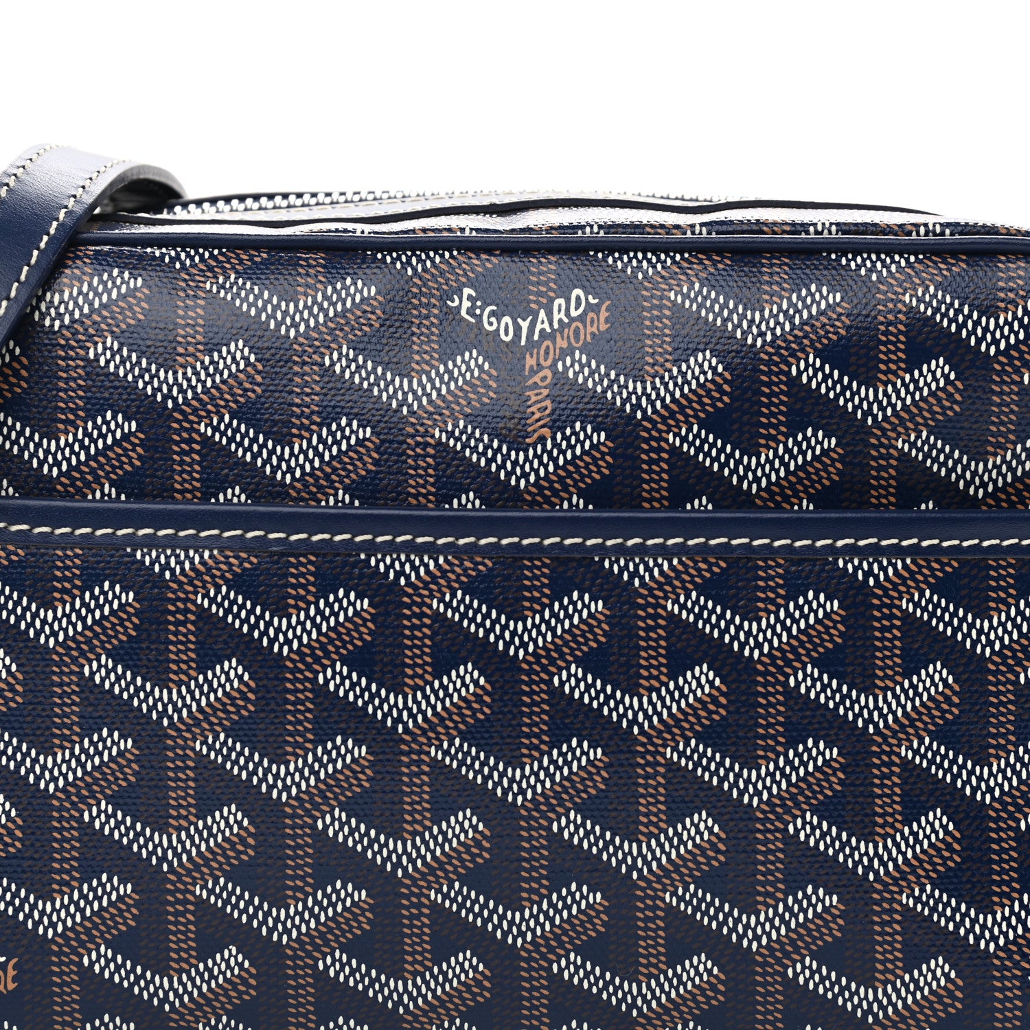 Goyard Goyardine Sac Cap Vert Navy 7 of 9