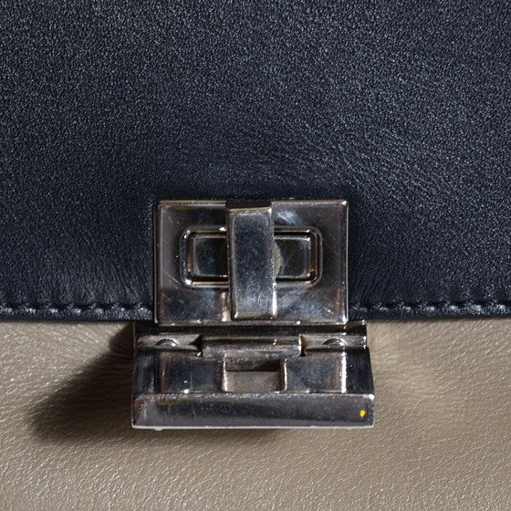 Celine Smooth Calfskin Suede Medium Tri-Color Trapeze 6 of 18