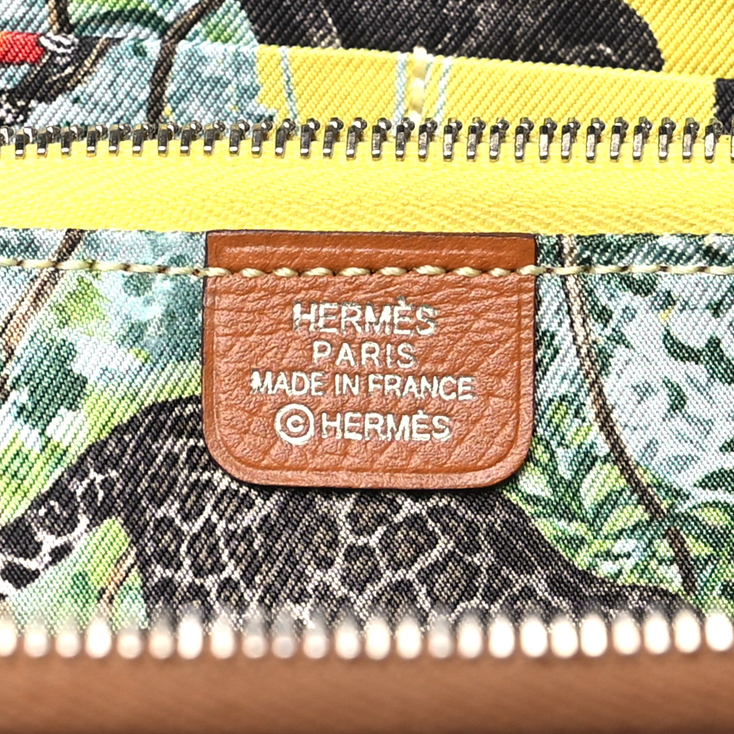 Hermes Epsom Silk'In Wallet Gold Jaune De Naples 6 of 8