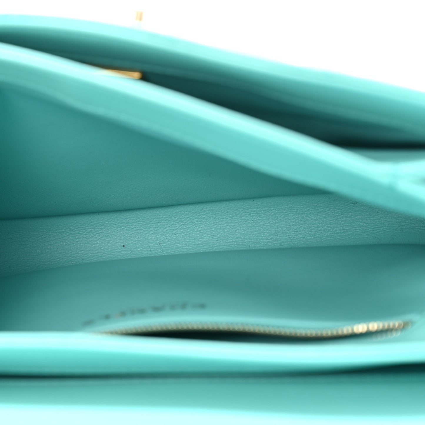 Lambskin Quilted Small Trendy CC Dual Handle Flap Bag Turquoise