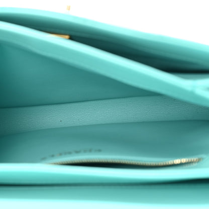 Chanel Lambskin Quilted Small Trendy CC Dual Handle Flap Bag Turquoise 5 of 13