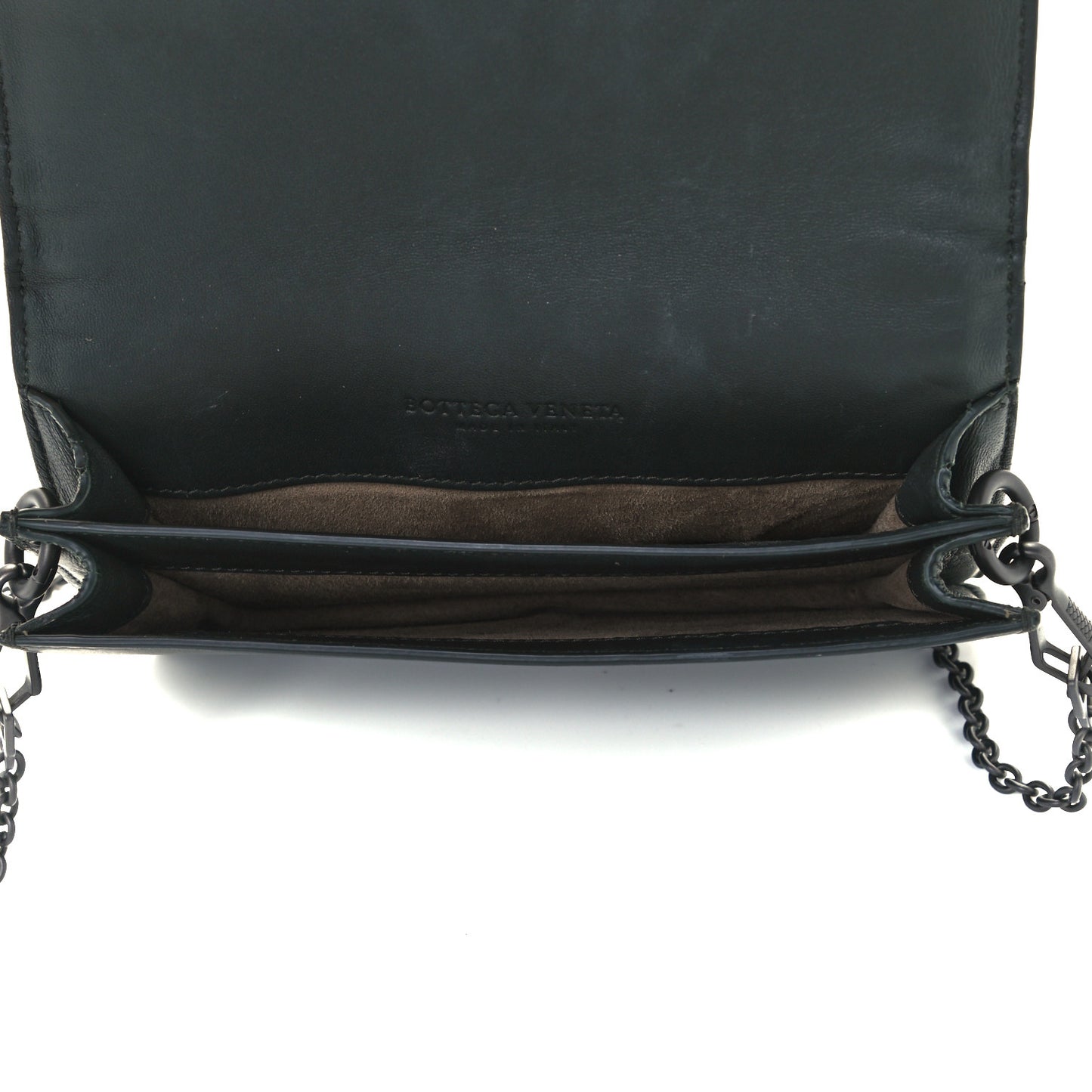 Nappa Intrecciato Ayers Crossbody Bag Forest