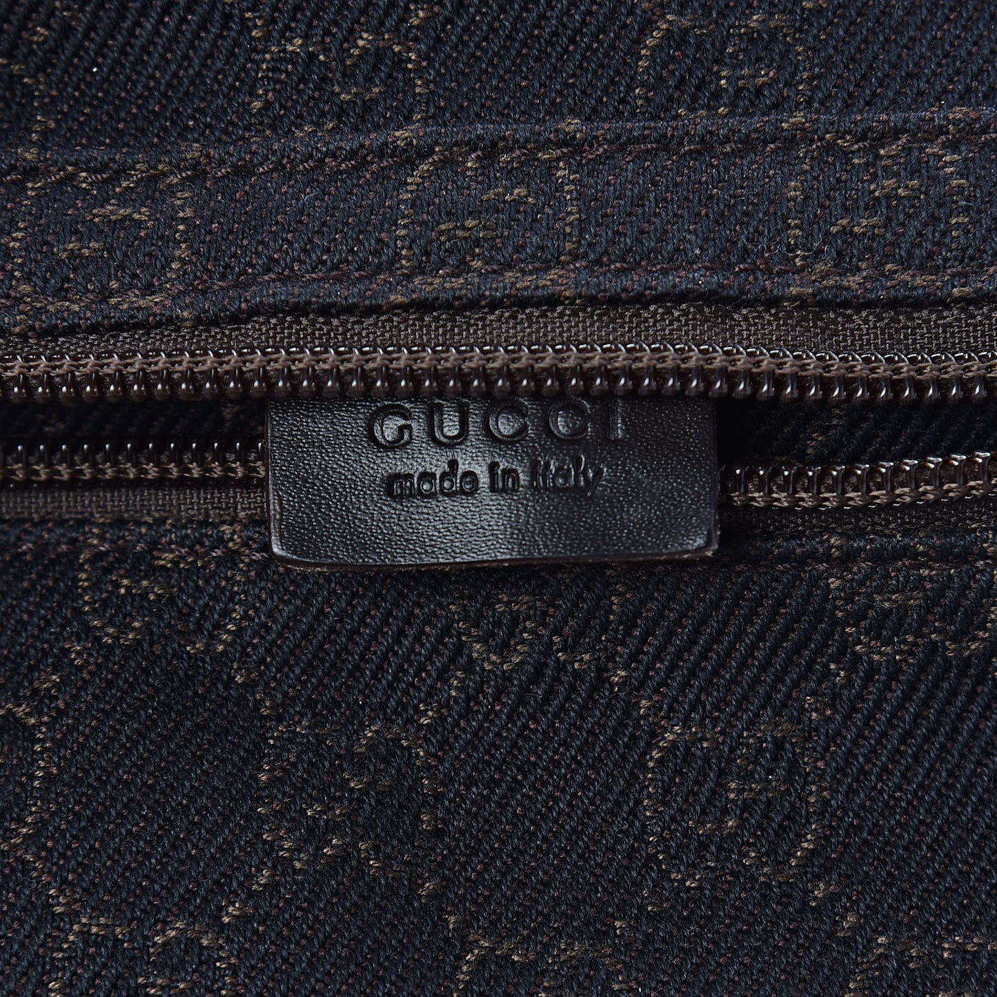 Denim Monogram Large Collapsible Travel Tote Dark Brown