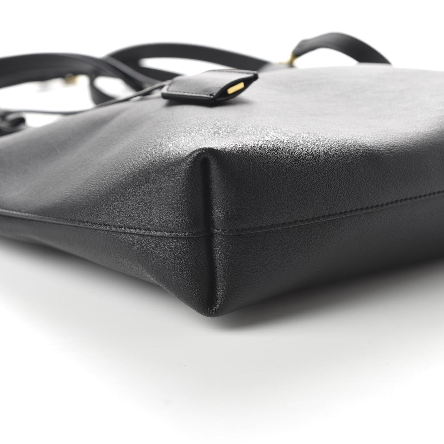 Calfskin Toy Shopping Tote Black