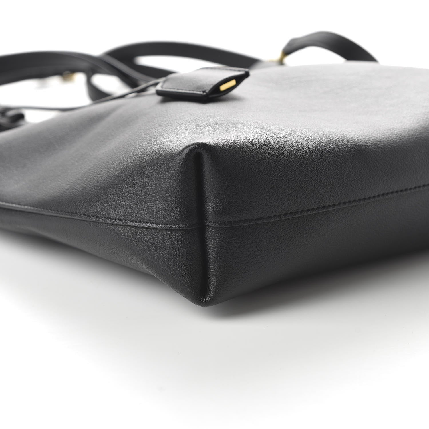 Saint Laurent Calfskin Toy Shopping Tote Black 6 of 9