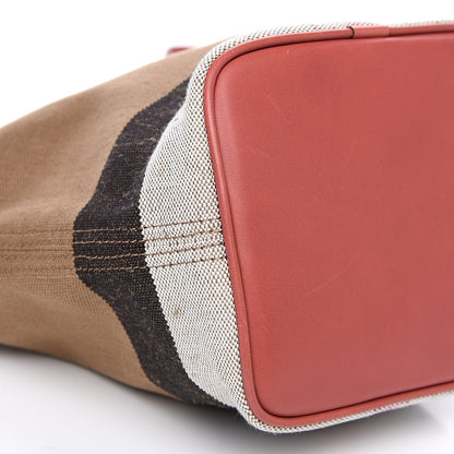 Burberry Canvas Mega Check Mini Ashby Tassel Crossbody Pink 7 of 12