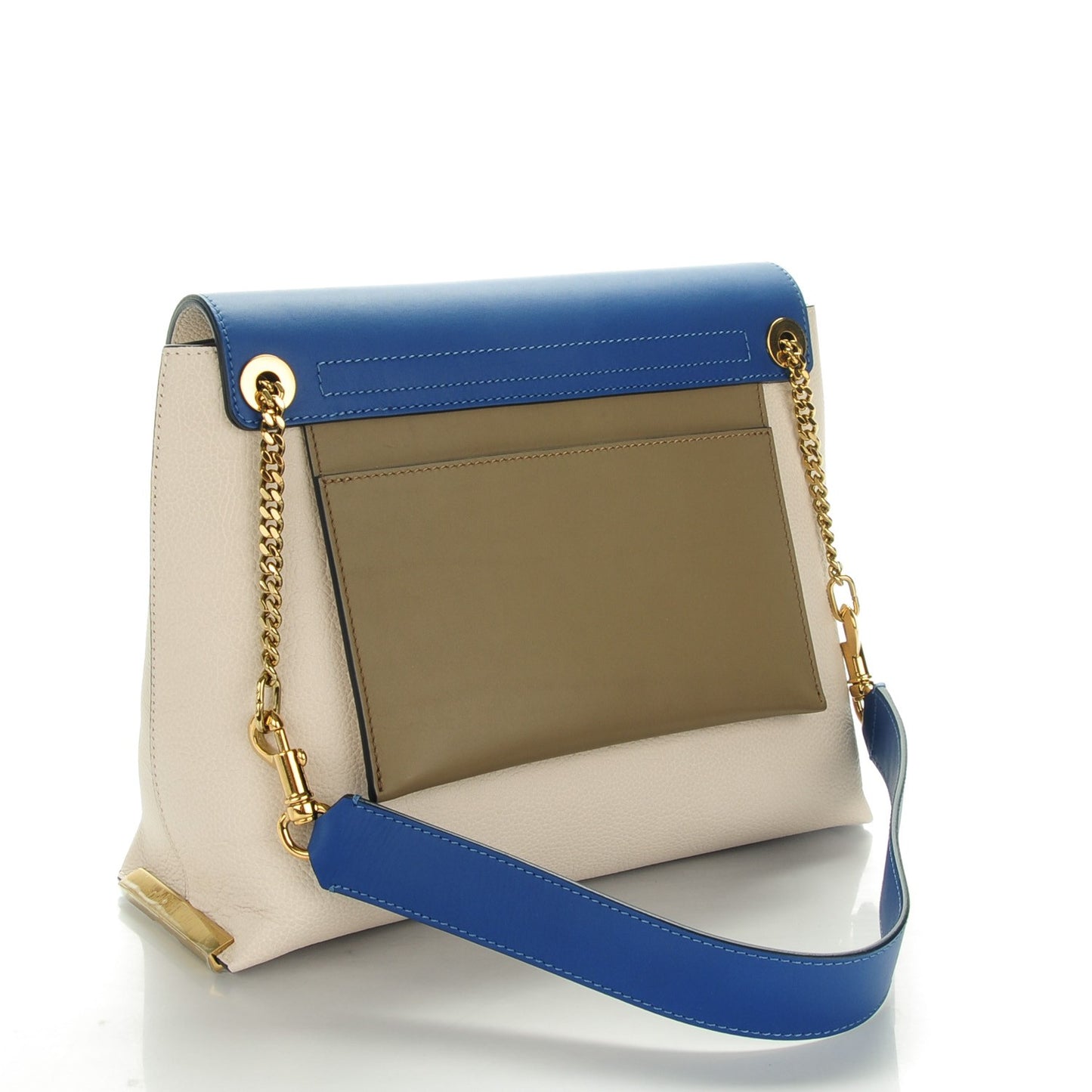 Calfskin Medium Clare Shoulder Bag Sail White