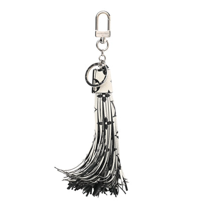 Louis Vuitton Monogram Tassel Bag Charm White 1 of 5
