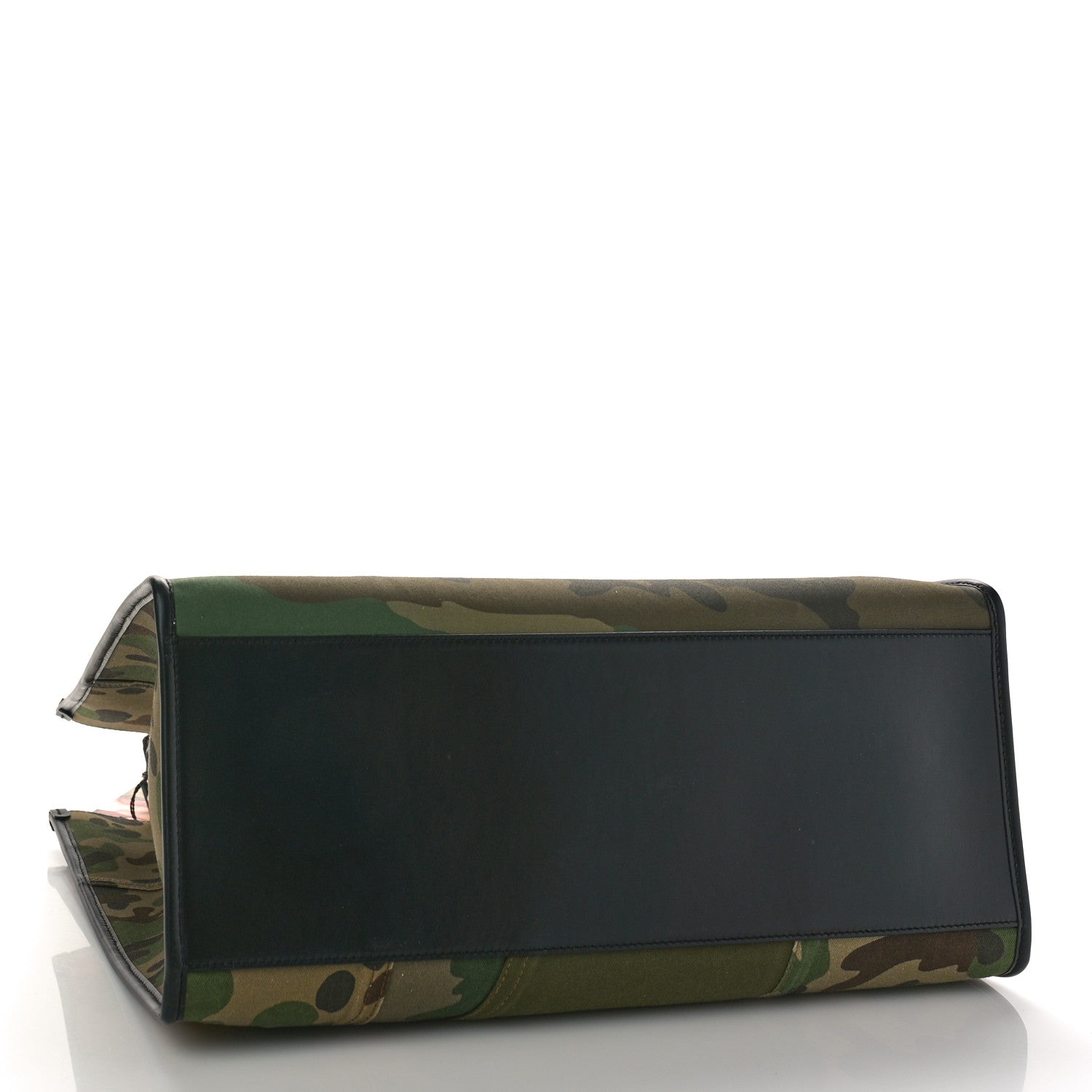Dolce & Gabbana Large Canvas Camouflage Shopping Tote Black Multicolor 4 of 8