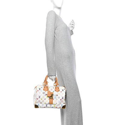 Louis Vuitton Monogram Multicolor Speedy 30 White 2 of 10