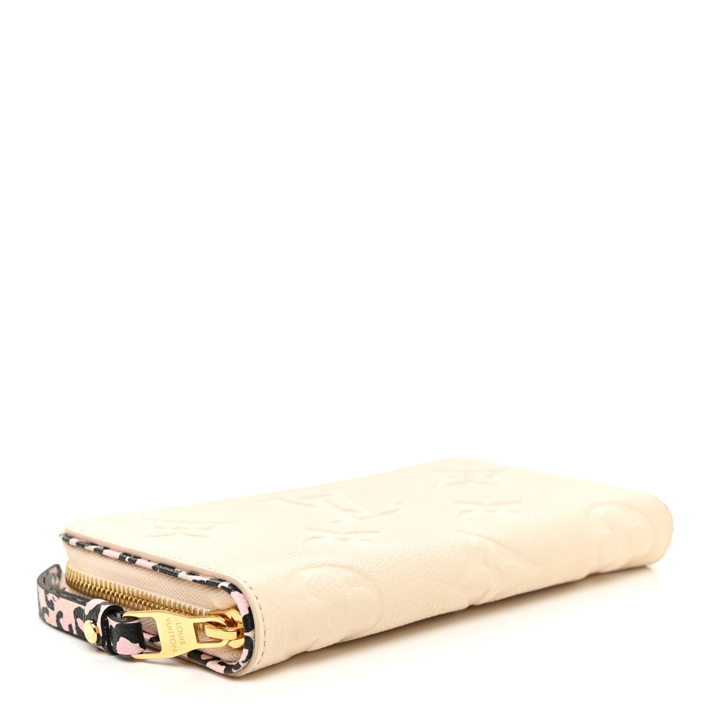 Empreinte Monogram Giant Wild At Heart Zippy Wallet Creme