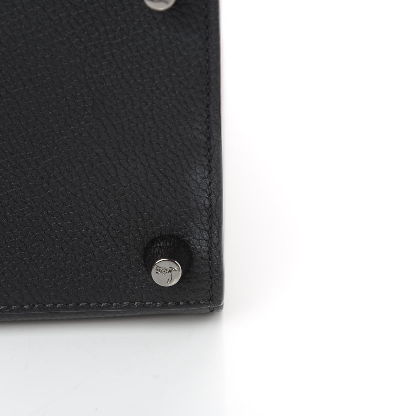 Calfskin Empire Patent Studded Medium Paloma Black