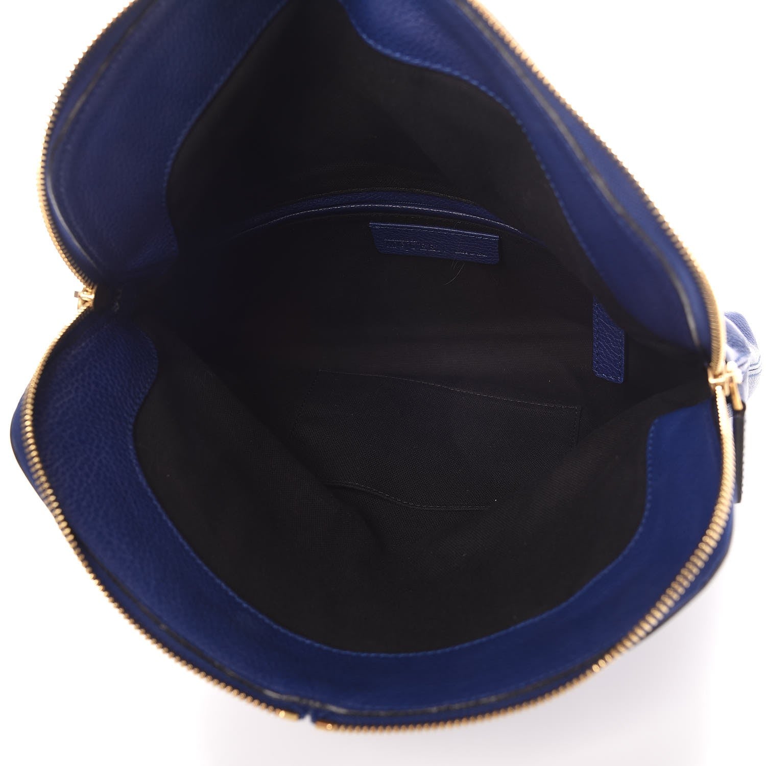Alexander McQueen Grainy Calfskin Padlock Skull Clutch Blue 5 of 7