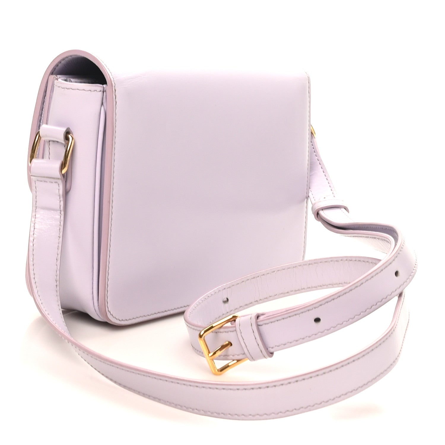 Celine Shiny Calfskin Teen Triomphe Light Lavender 3 of 9