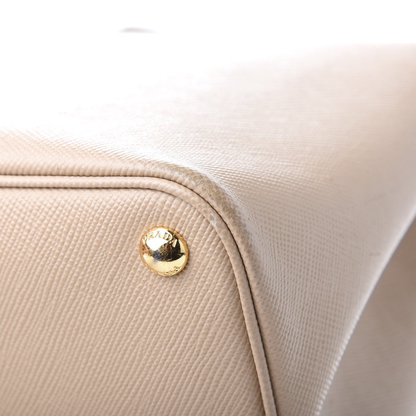 Saffiano Cuir Medium Double Bag Sabbia
