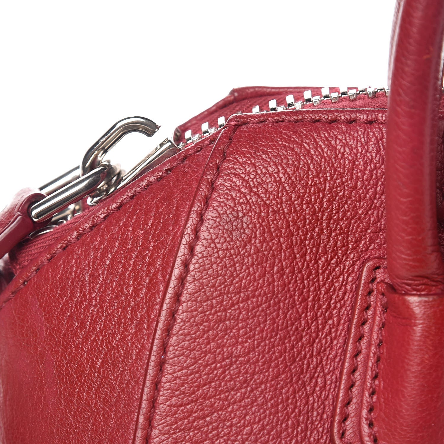 Givenchy Sugar Goatskin Mini Antigona Raspberry 10 of 17
