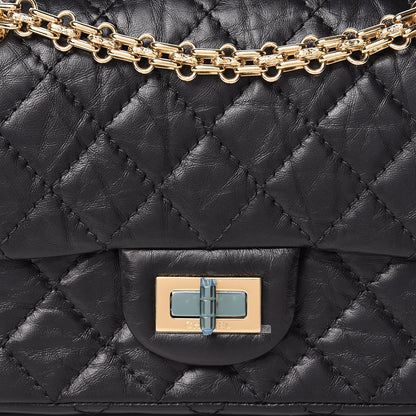 Chanel Aged Calfskin Quilted 2.55 Reissue Mini Flap Black 8 of 11