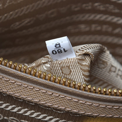 Prada Saffiano Lux Medium Tote Sabbia 8 of 12