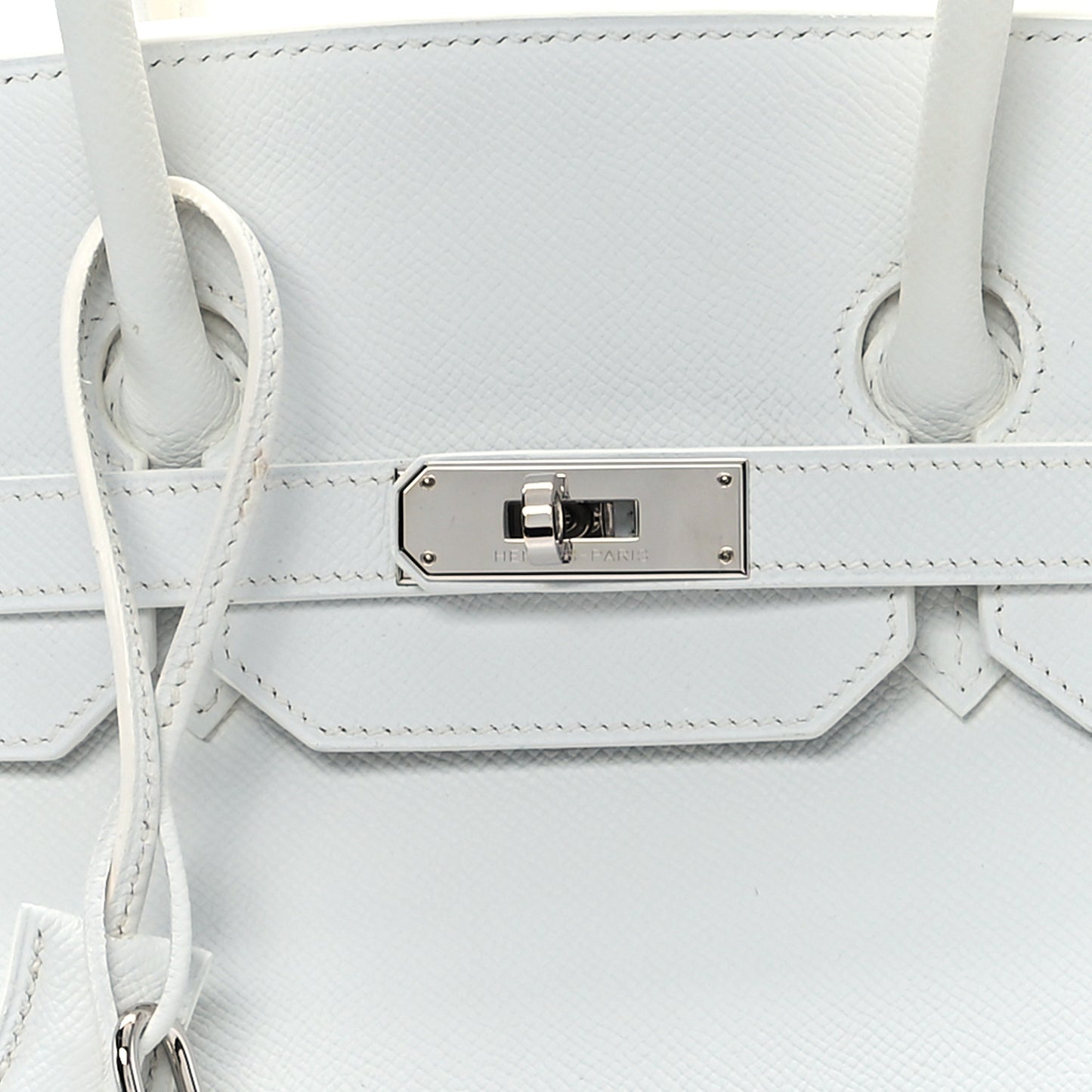 Epsom Birkin 35 White