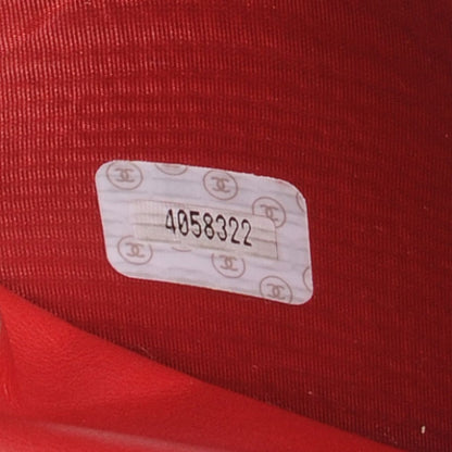 Chanel Caviar CC Flap Clutch Wallet Red 9 of 9